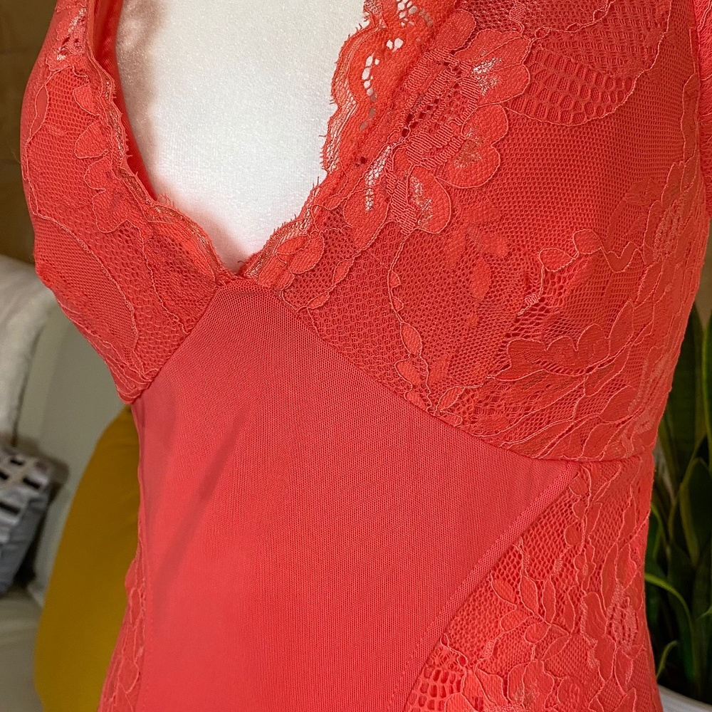 LACE AND MESH BODYSUIT